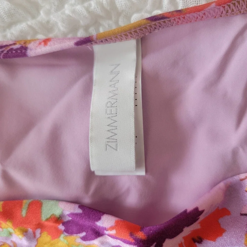 Zimmermann Violet Knotted Bikini Bottom Sz 3